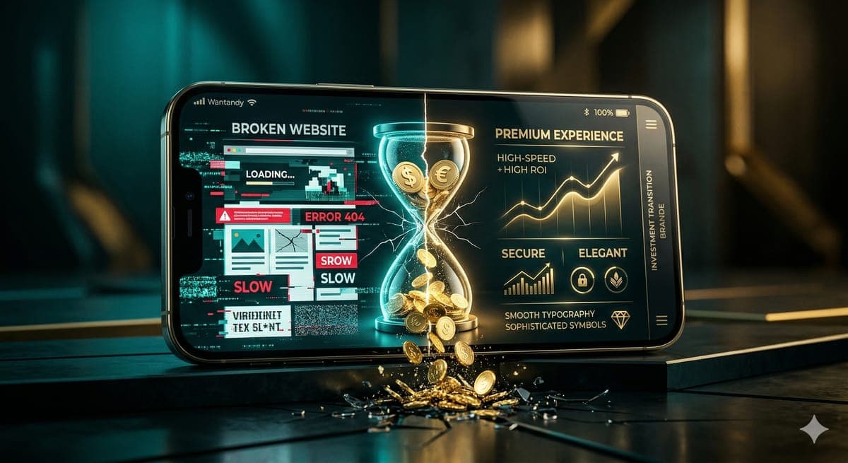 O "Site Baratinho" é o maior ralo de dinheiro da sua empresa: A verdade que ninguém te conta.